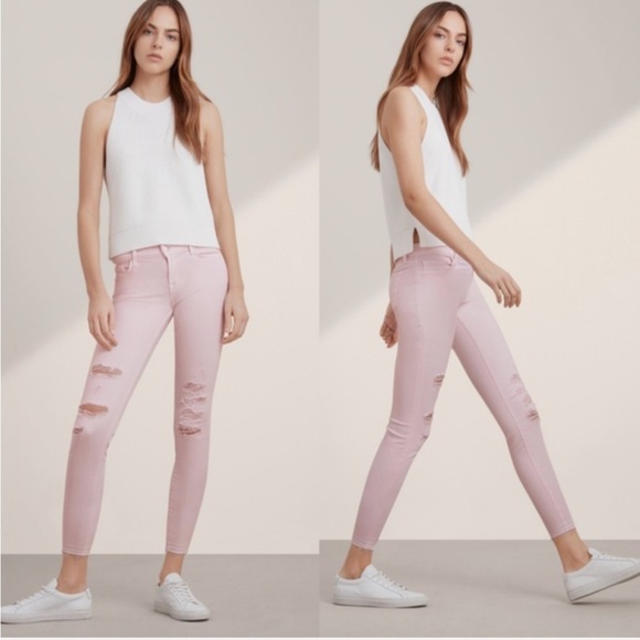 J Brand Pink Skinny Jeans